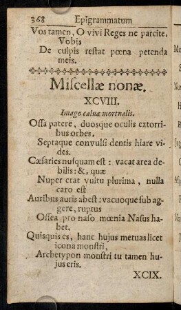 368-386, Miscellae nonae.