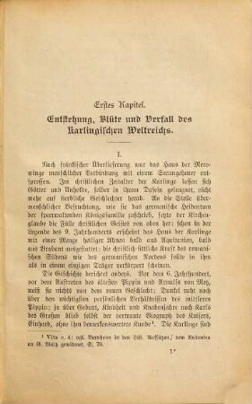 Deutsche Geschichte, Zweiter Band. Urzeit und Mittelalter