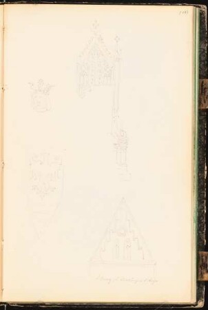 Skizzenbuch: Limburger Dom: Ansichten, Details