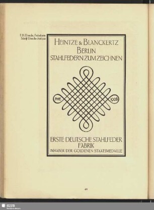 Heintze & Blanckertz Stahlfedern zum Zeichnen