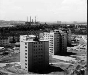 Wolfsburg, Baugelände Tiergartenbreite und Teichbreite, Panorama (4)