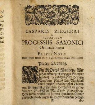 Ad processus Saxonici ordinationem commentarius et introductio : Accessit de successione coniugum seu portione superstitis coniugis statutaria tractatus. Cum praefatione Jacobi Bornii