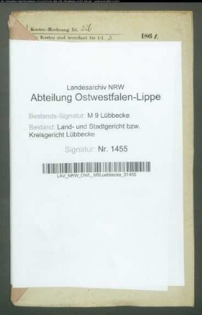 Erblasser: Treseler, Anne Marie Charlotte, geb. Maschmeyer: