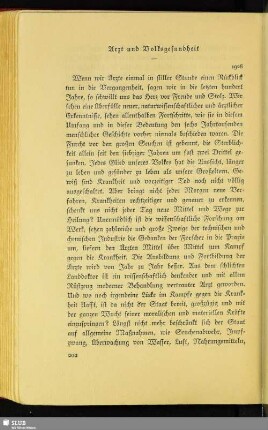 Arzt und Volksgesundheit