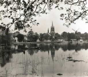 Werder/Havel. Stadtansicht von Westen
