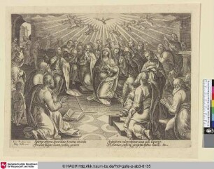 [The outpouring of the holy spirit; Die Aussendung des Heiligen Geistes]