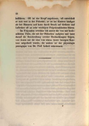 Über Vereiterung der Schilddrüse