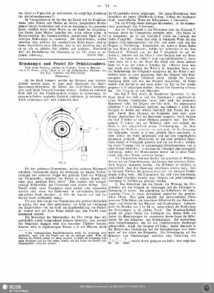 Hemmungen und Pendel für Präzisionsuhren (Fortsetzung)