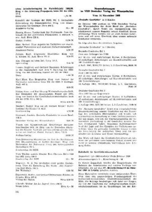 Neuerscheinungen im VEB Deutscher Verlag der Wissenschaften : vom 14. November ; [Hinweise und Kommentare]