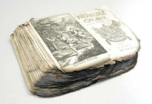 Le Mercure Galant. Paris, 1678-1714. Dresden: SLUB Eph.lit.0459. Ansicht mit Brandschäden