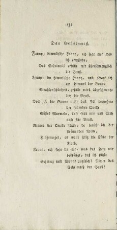 Das Geheimniß.