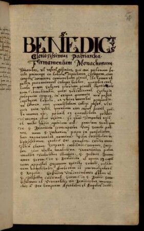 58r-65v, Benedictus...