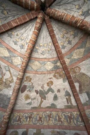 Szenen aus dem Leben der Heiligen Veronika, Nikolaus und Katharina — Szenen aus dem Leben der Heiligen Veronika — Szene aus dem Leben der Heiligen Veronika