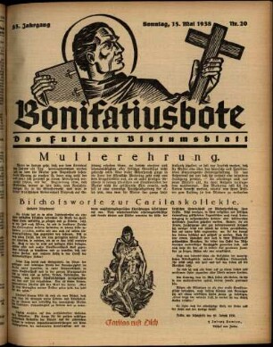 Ausgabe vom Sonntag, den 15. Mai 1938.
