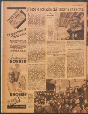 ¿Puede la población civil vencer a un ejército?