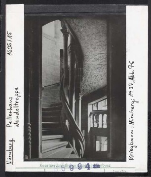 Nürnberg: Pellerhaus, Wendeltreppe