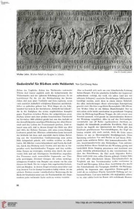 55: Gedenktafel für Blüchers erste Heldentat