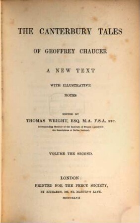 The Canterbury tales of Geoffrey Chaucer : a new text. 2