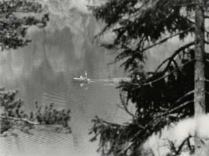 Angler auf einem See