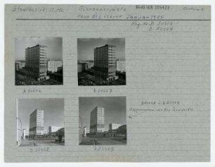 Haus des Lehrers. Berlin, Mitte, Alexanderplatz/Alexanderstraße/Grunerstraße