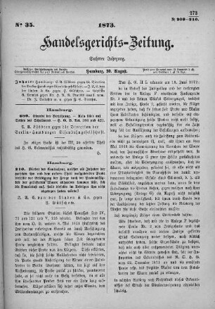 No. 35. 30. August 1873