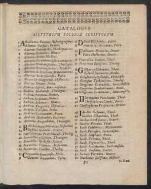 Catalogus Illustrium Poloniae Scriptorum