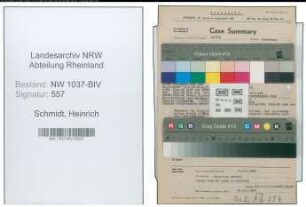 Entnazifizierung Heinrich Schmidt , geb. 03.10.1892 (Lehrer)