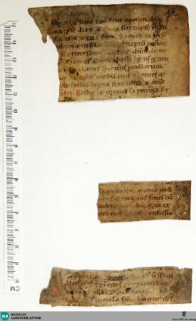 Breviarium, Fragment - Cod. Aug. Fr. 54