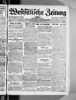 Westfälische Zeitung : Bielefelder Tageblatt