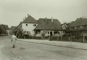 Am Grünen Zipfel : Dresden-Hellerau. Westliche Gartenseite der Straße Am Grünen Zipfel