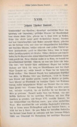 441-446 Johann Theodor Laurent