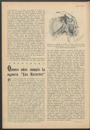 Quince años cumple la agencia "Los Recortes"