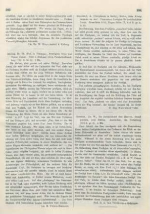 593-594 [Rezension] Haering, Theodor, Predigten über das Vaterunser