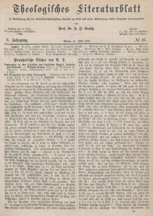 513-516 Prophetische Bücher des A.T.