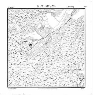 Kartenblatt NO XLV 42 Stand 1831