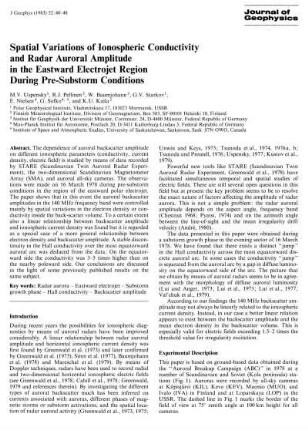 Spatial variations of ionospheric conductivity and radar auroral amplitude in the Eastward electrojet region during pre-substorm conditions
