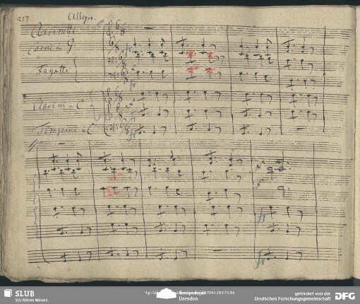 Finale I (cl, cor, fag, tr, timp)