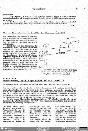 Kontrollmethoden bei AKW´s in Ungarn und DDR
