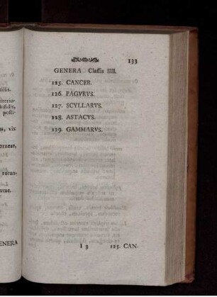 GENERA. CLASSIS IIII.