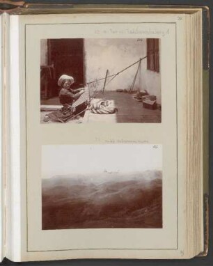 [Weberin am Gewebeschlusse, lt. Photoliste Uhle]