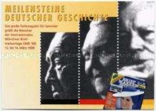 Werbung für eine Philatelisten-Zeitschrift