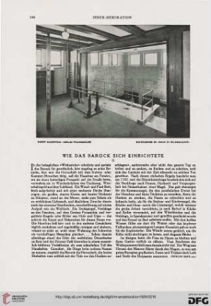 37: Wie das Barock sich einrichtete, [2]