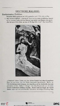 Deutsche Malerei (Nr. 1-13)