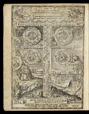 Canon Clama Necesses ... Crux Christi Cum Titulo. 6. vocum Quatuor Evangelist[a]e 8. vocum