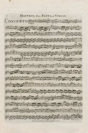 Hautboy, German Flute, or Violin