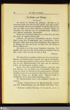In Nossen und Meißen