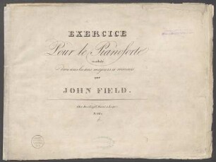 Exercise : pour le pianoforte ; modulé dans tous les tons majeurs et mineurs