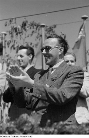 Porträt des Oberbürgermeisters von Leipzig - Hans Erich Uhlich
