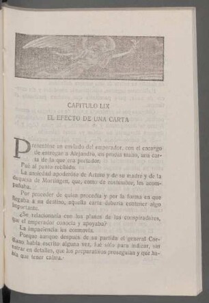 Capítulo LIX - El efecto de una carta