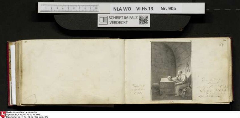 Stammbuch des Ernst Philipp Ludwig Zellmann (1763-1795) aus
                           Braunschweig